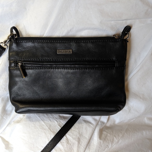Perlina Bags Perlina Black Leather Small Shoulder Bag Poshmark